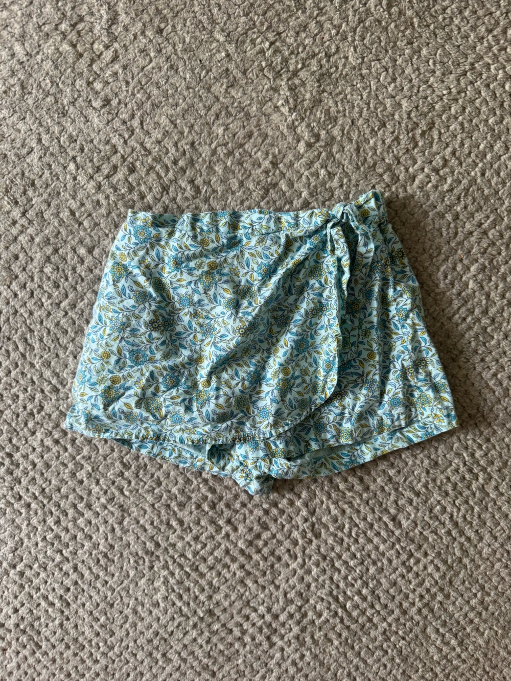 Old Navy 24 Month Blue and Yellow Floral Skort